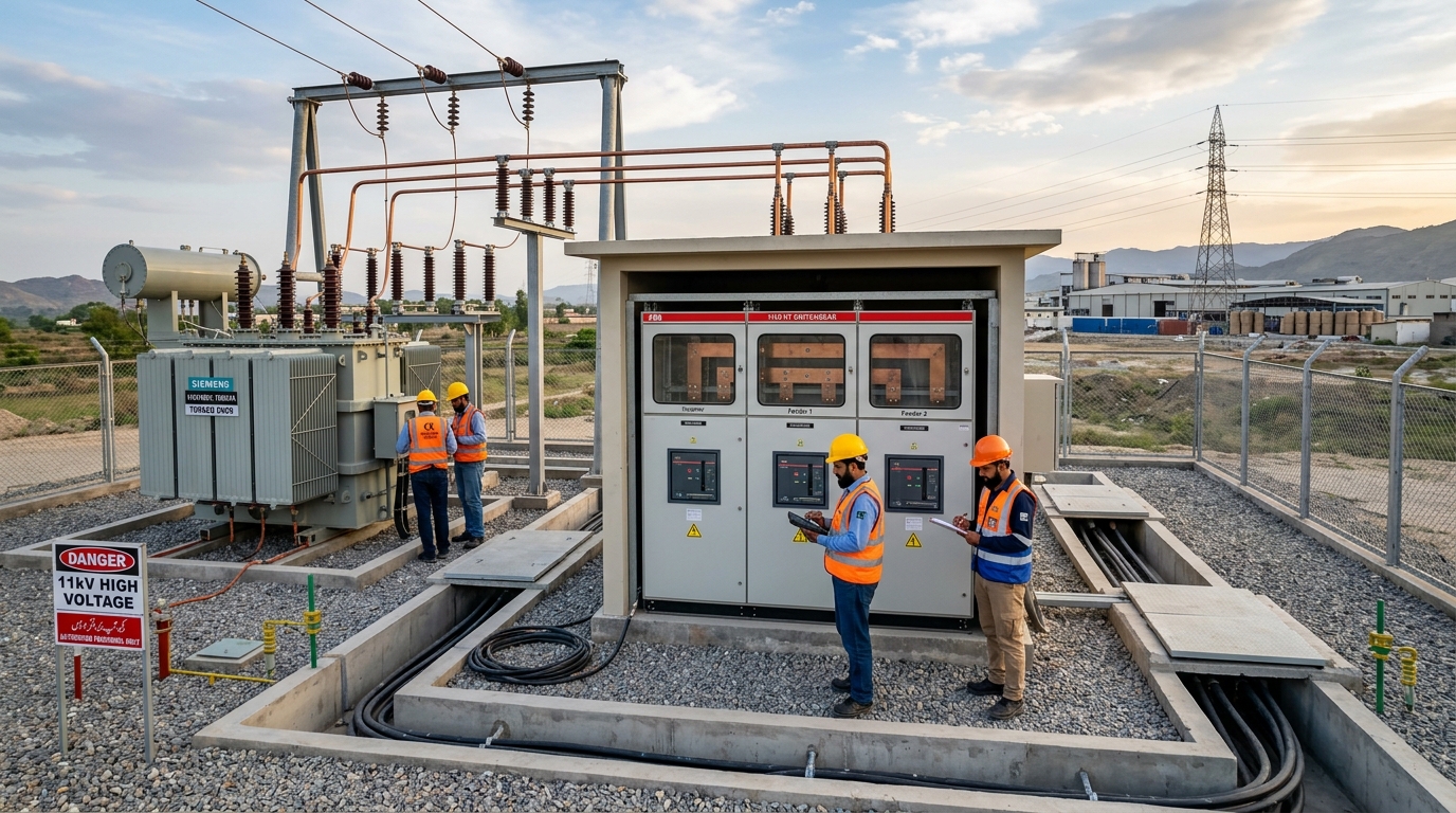 Turnkey 11kV Substation EPC Contractor Pakistan